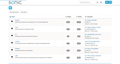 Desktop Screenshot of forums.sonic.net